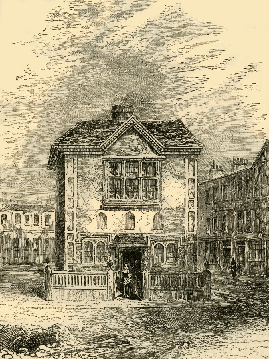 Hickss Hall omkring 1750, c1872. av Unbekannt