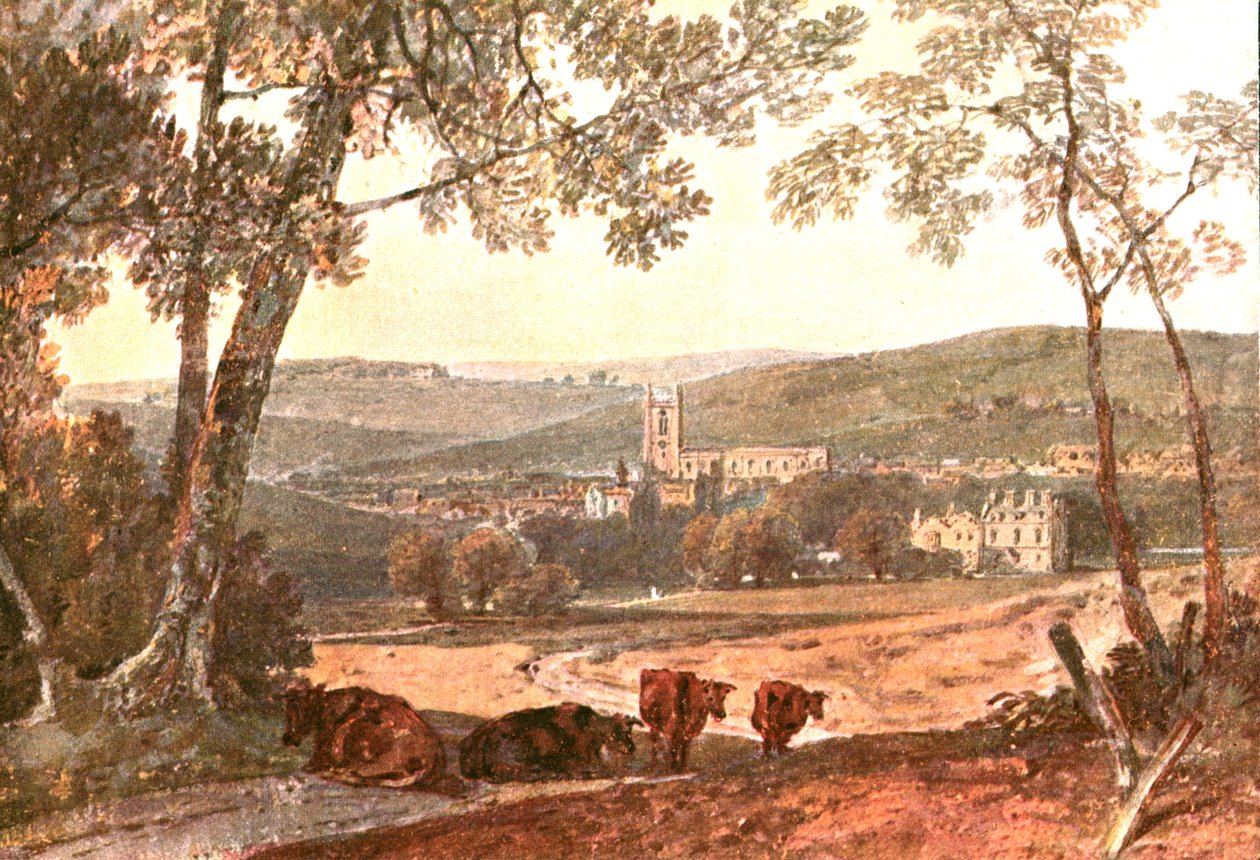 High Wycombe från Marlow Road, c1802, c1900. av Unbekannt