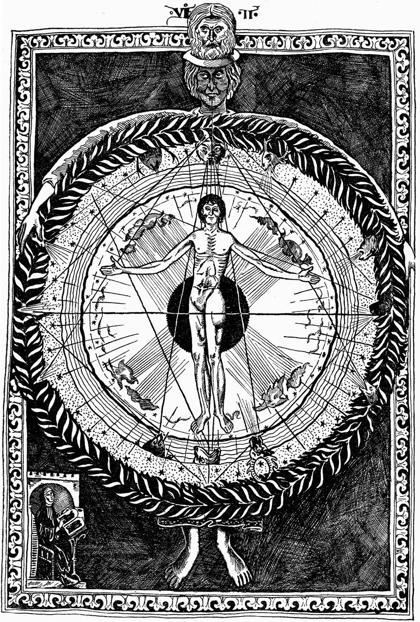 Hildegard av Bingen 1098-1179, tysk abbedissa och mystiker av Unbekannt