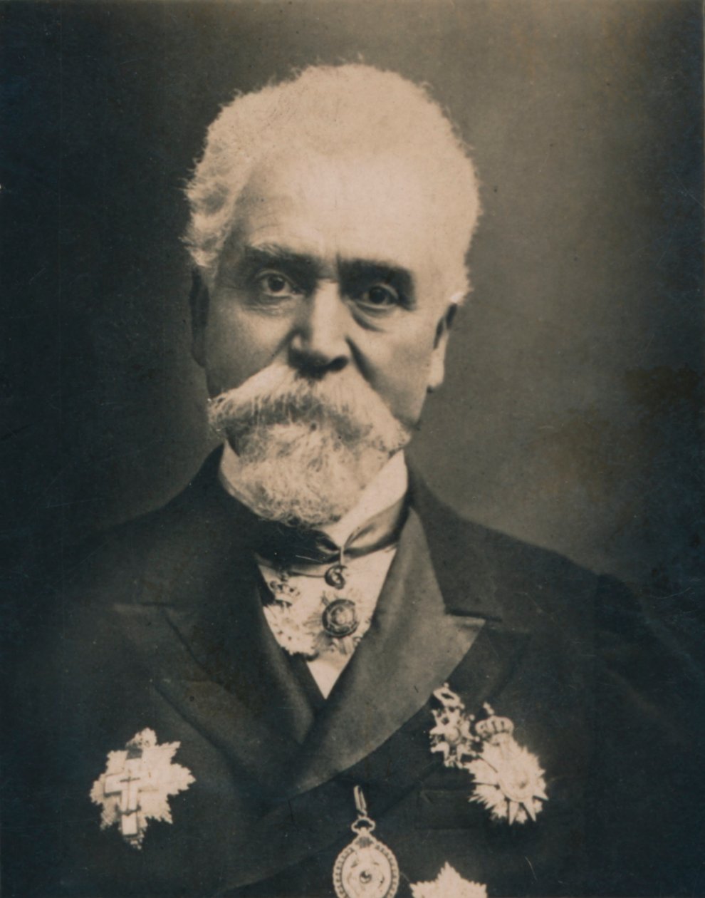 Hiram Stevens Maxim, 1840-1916. Amerikanskfödd brittisk uppfinnare och ingenjör, 1894-1907 av Unbekannt