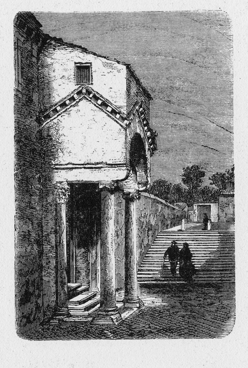 Det antika Roms historia. Basilica of San Clemente är en romersk-katolsk mindre basilika tillägnad påven Clement I i Rom, Italien. av Unbekannt