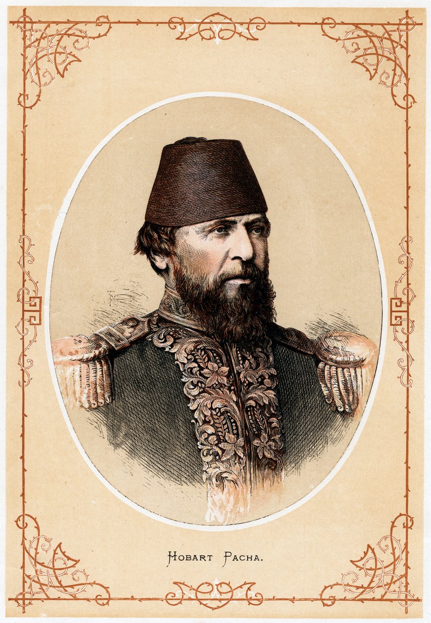 Hobart Pacha, engelsk sjöofficer och sjörådgivare till Turkiet, c1880 av Unbekannt