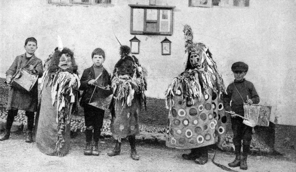 Hobbyhäst, första maj-ceremonier, Somerset, c1922 av Unbekannt