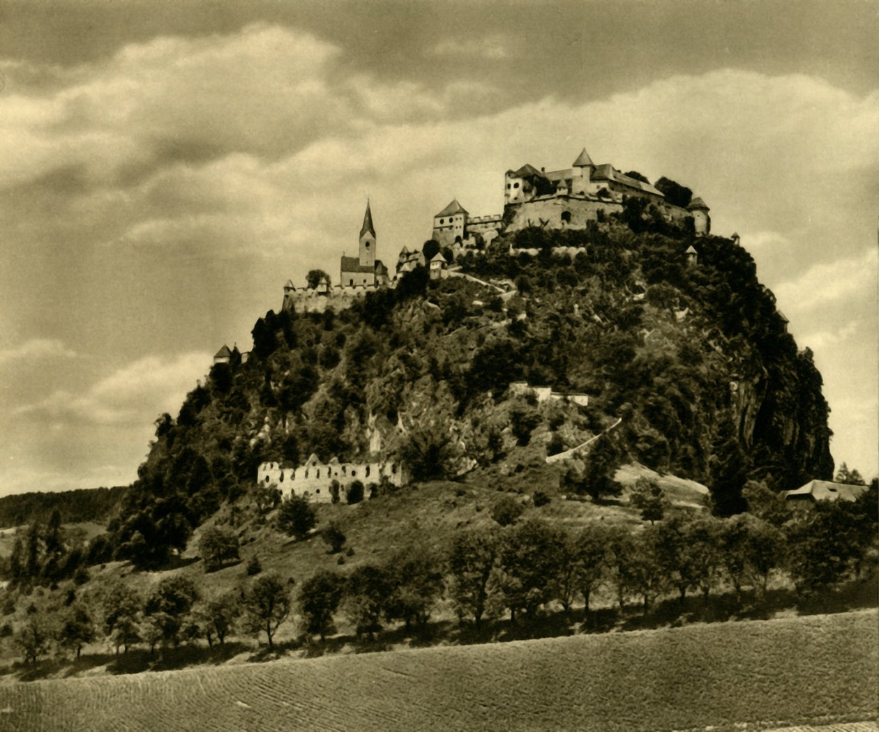 Hochosterwitz slott, Kärnten, Österrike, c1935. av Unbekannt