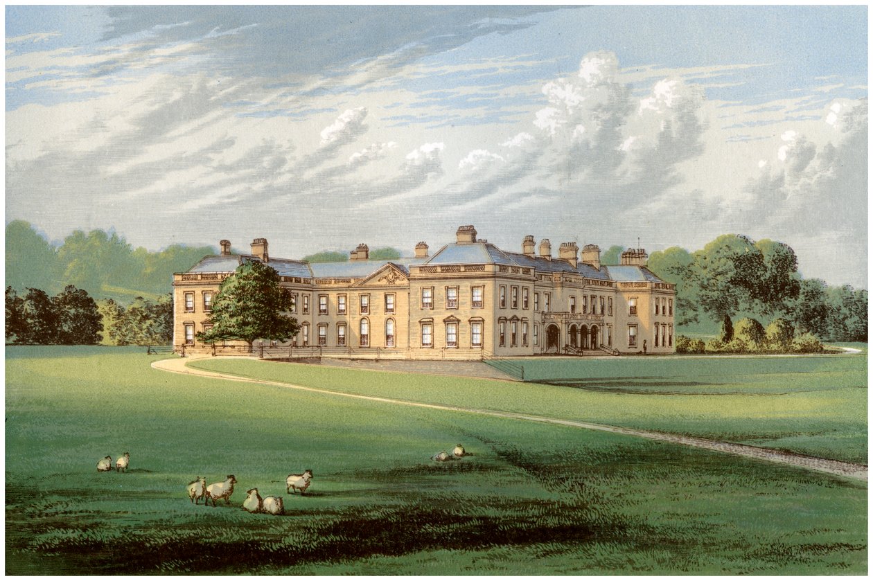 Holme Lacy, Herefordshire, hem för Baronet Stanhope, c1880 av Unbekannt