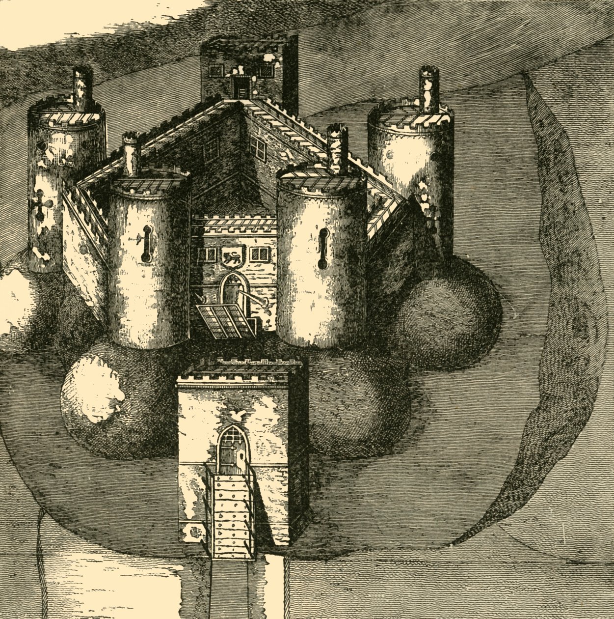 Holt slott, 1610, 1898. av Unbekannt