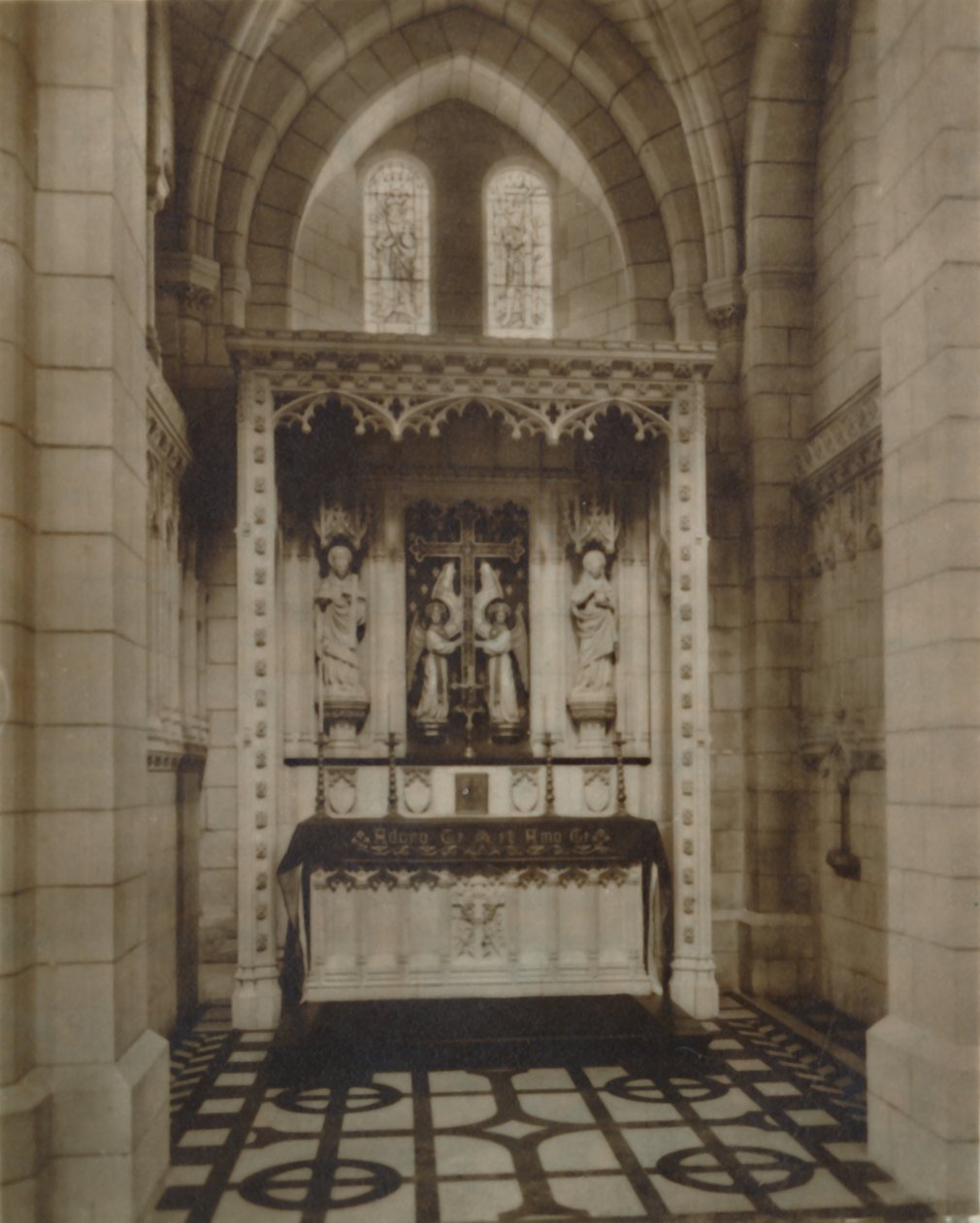 Holy Cross Chapel, Buckfast Abbey, sent 1800-tidigt 1900-tal av Unbekannt