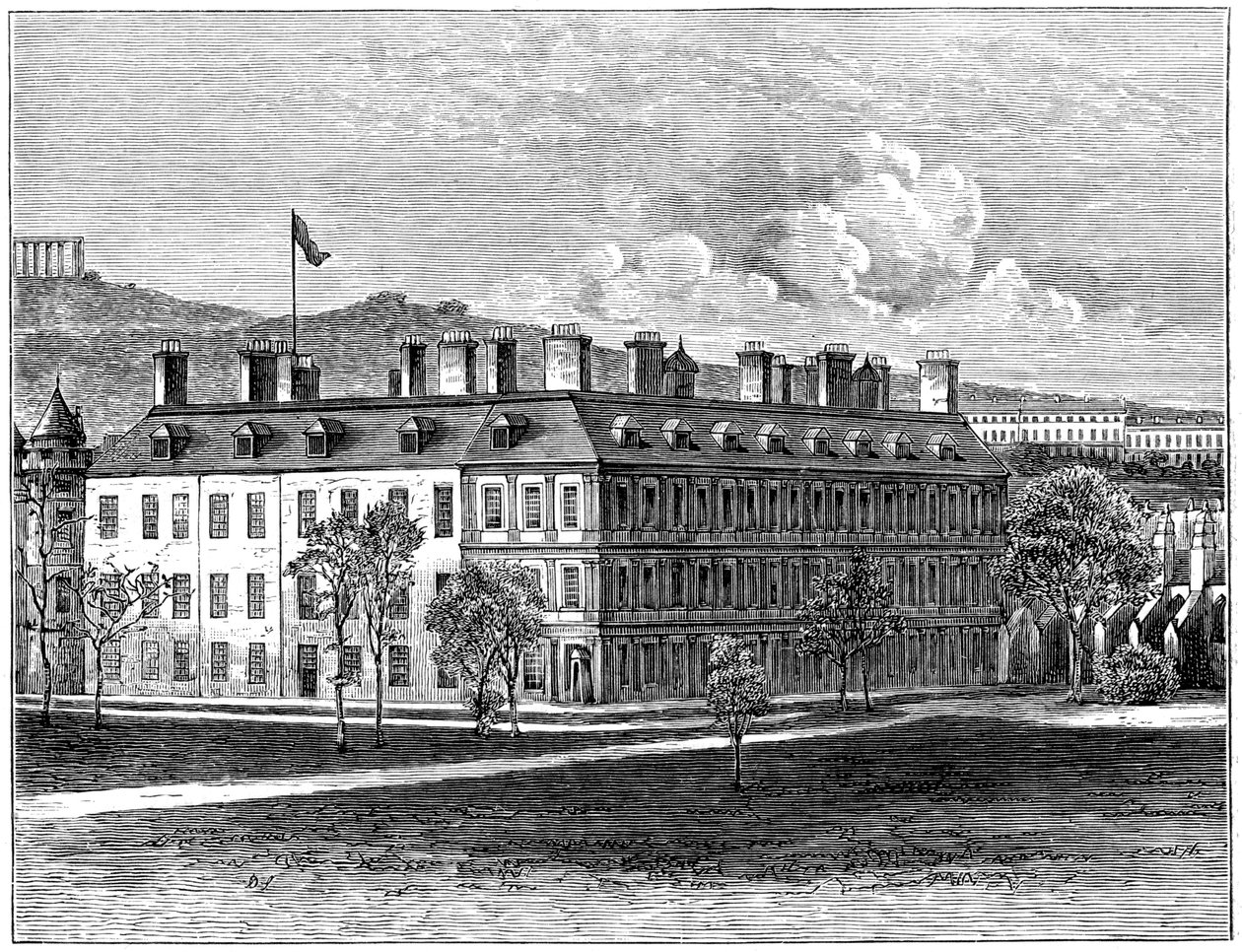 Holyrood Palace från sydost, Edinburgh, 1900 av Unbekannt