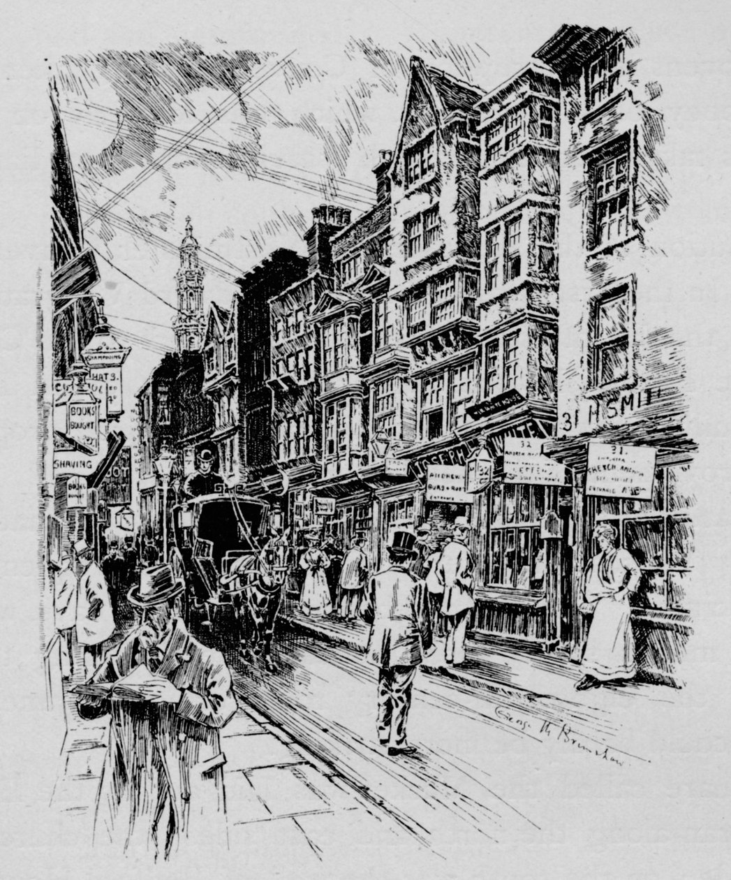 Holywell Street, Westminster, London, c1890 1911 av Unbekannt
