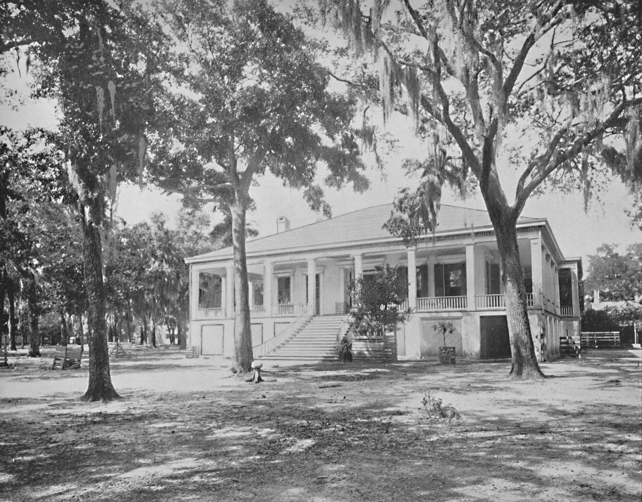 Hem för Jefferson Davis, Beauvoir, Louisiana, c1897. av Unbekannt