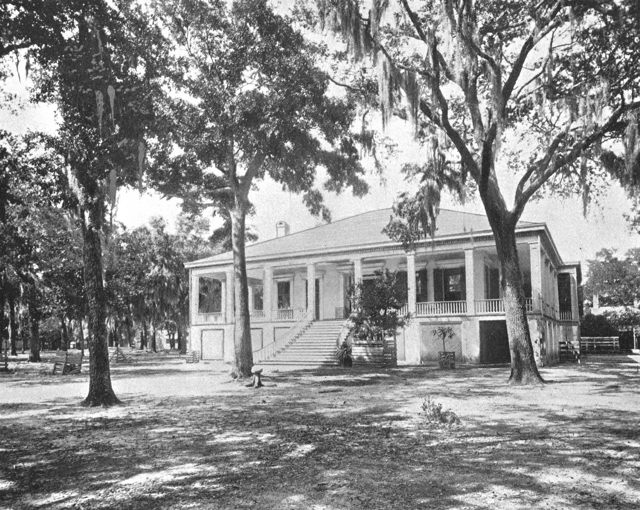 Hem för Jefferson Davis, Biloxi, Mississippi, USA, c1900. av Unbekannt