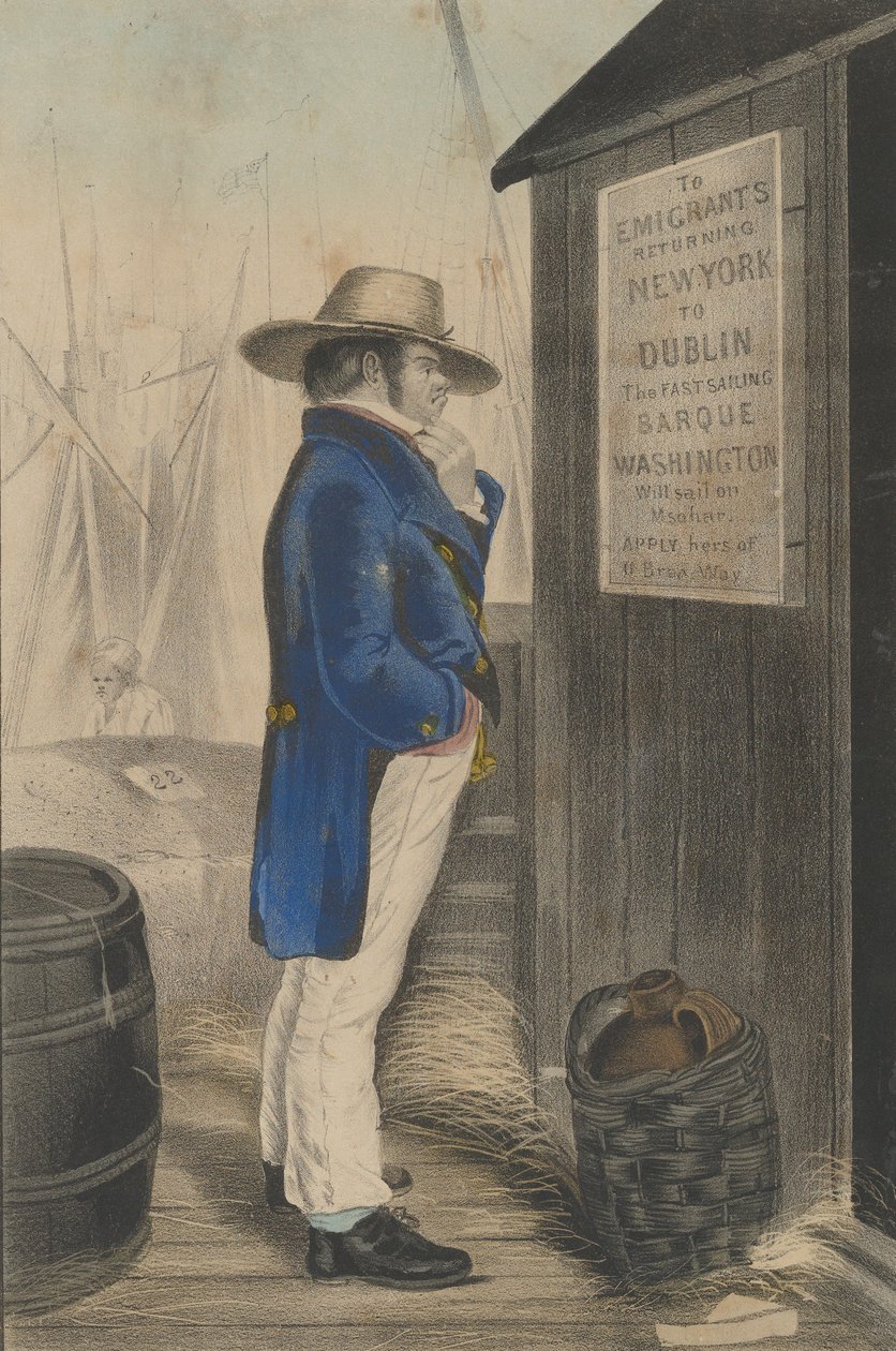 Homeward Bound New York, ca. 1860. av Unbekannt
