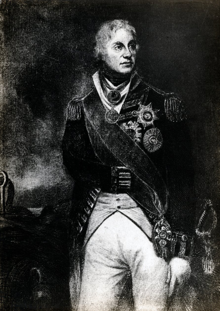 Horatio Nelson, 1:e Viscount Nelson, engelsk sjöbefälhavare, 1800-talet av Unbekannt