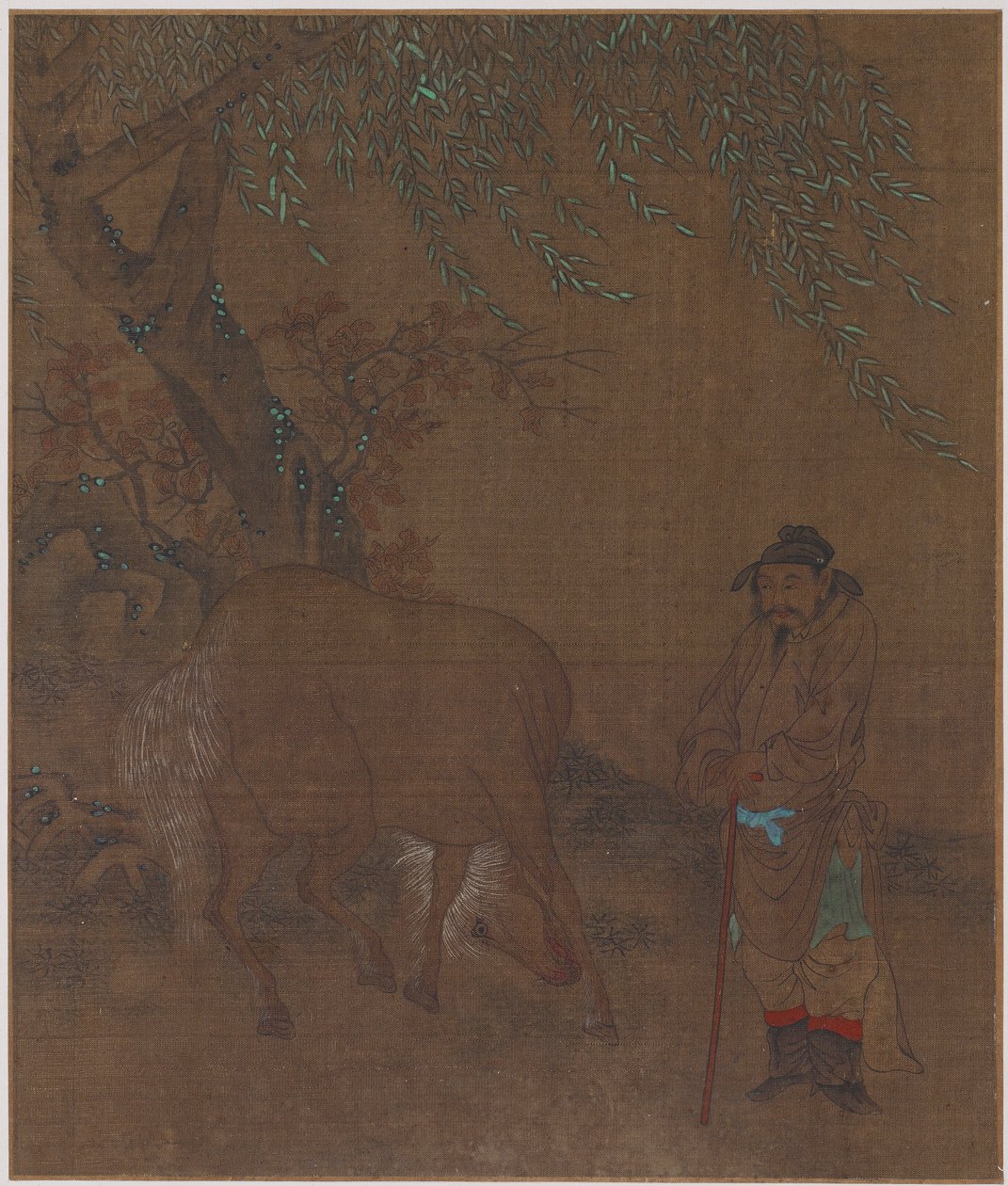 Häst och brudgum under en pil, möjligen Ming-dynastin, 1368-1644. av Unbekannt