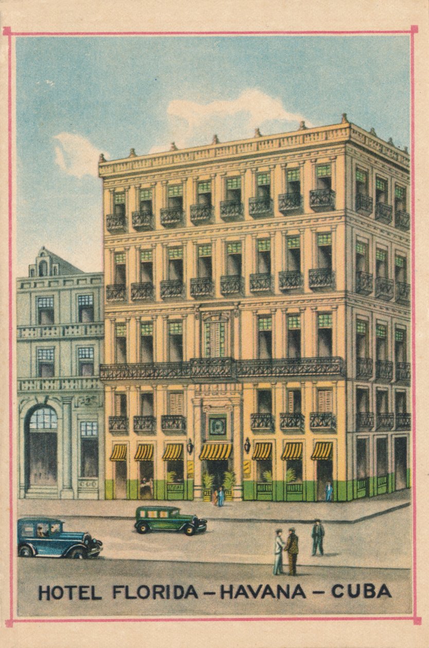 Hotel Florida - Havanna - Kuba, c1910 av Unbekannt