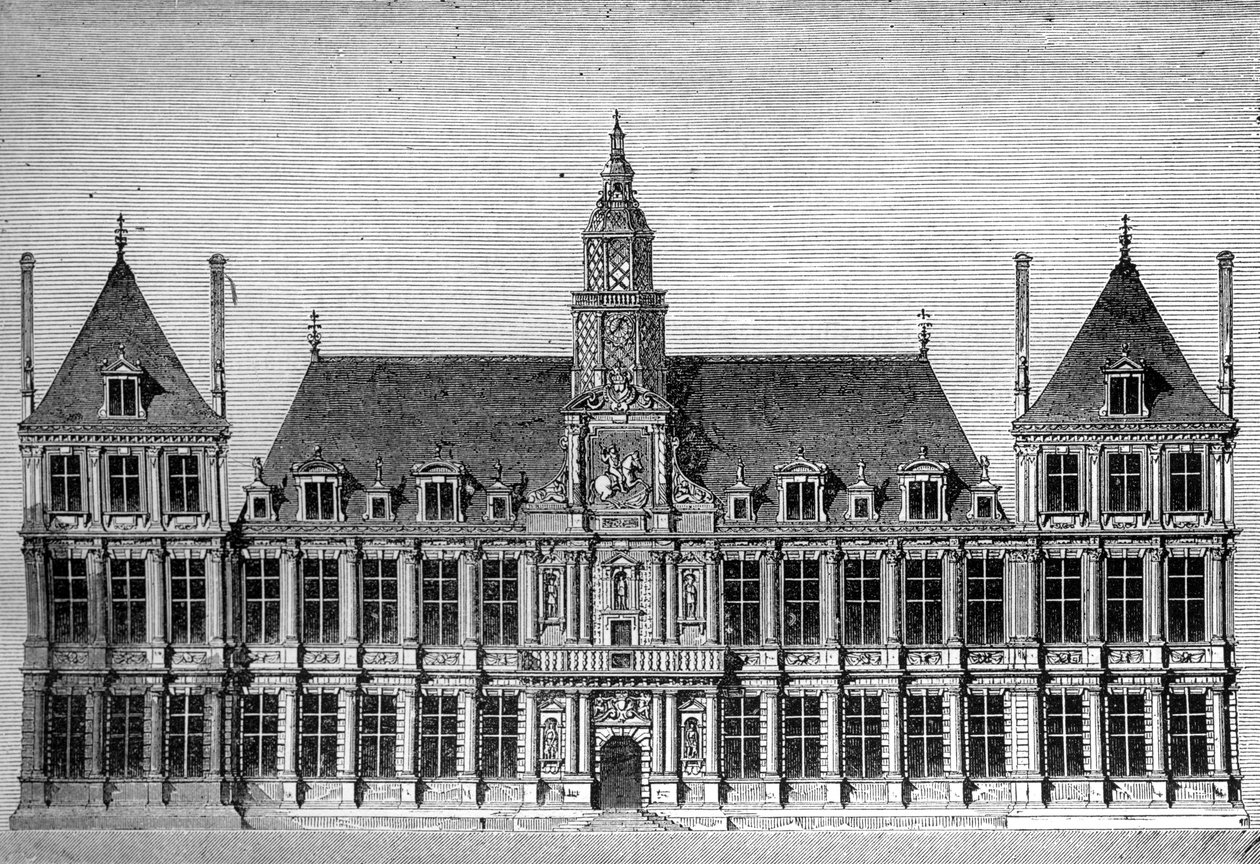 Stadshuset, Reims, Frankrike, 1882-1884 av Unbekannt