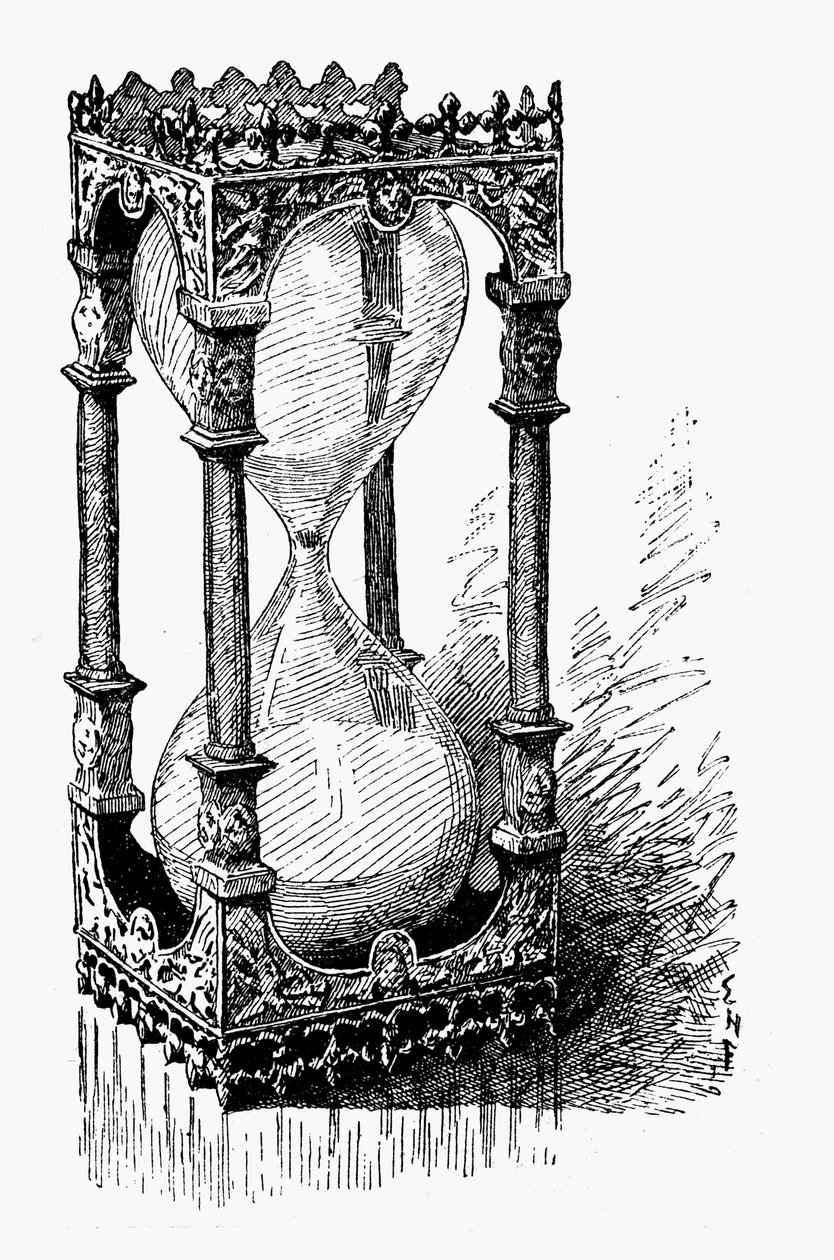 Timglas, 1887 av Unbekannt