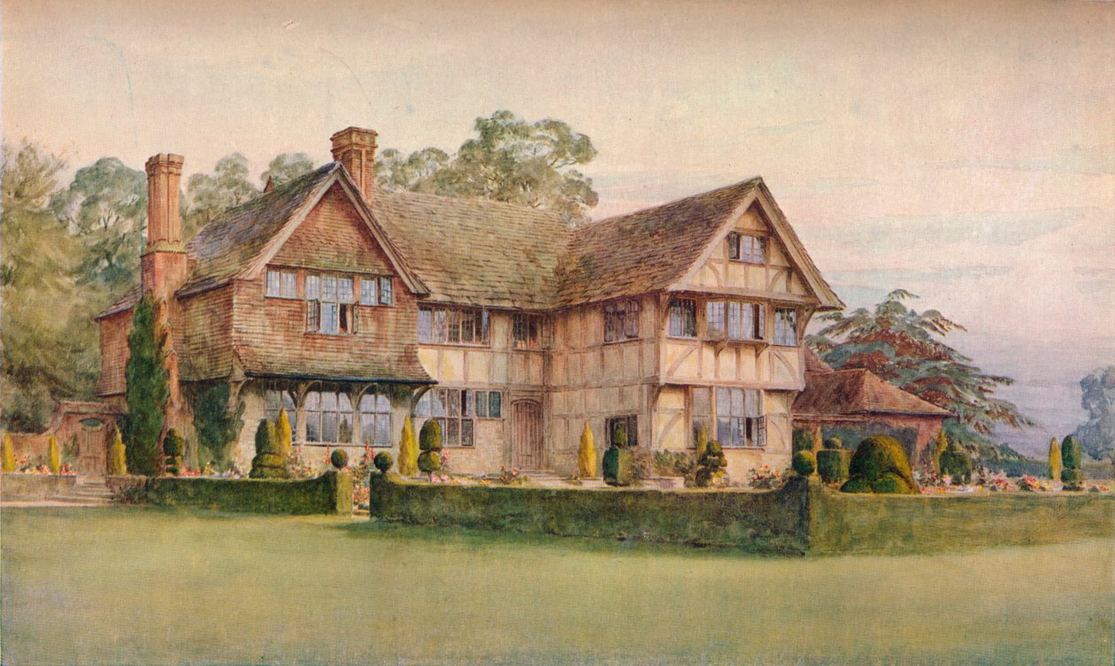 Hus i Rusper, nära Horsham, Sussex, c1911 av Unbekannt