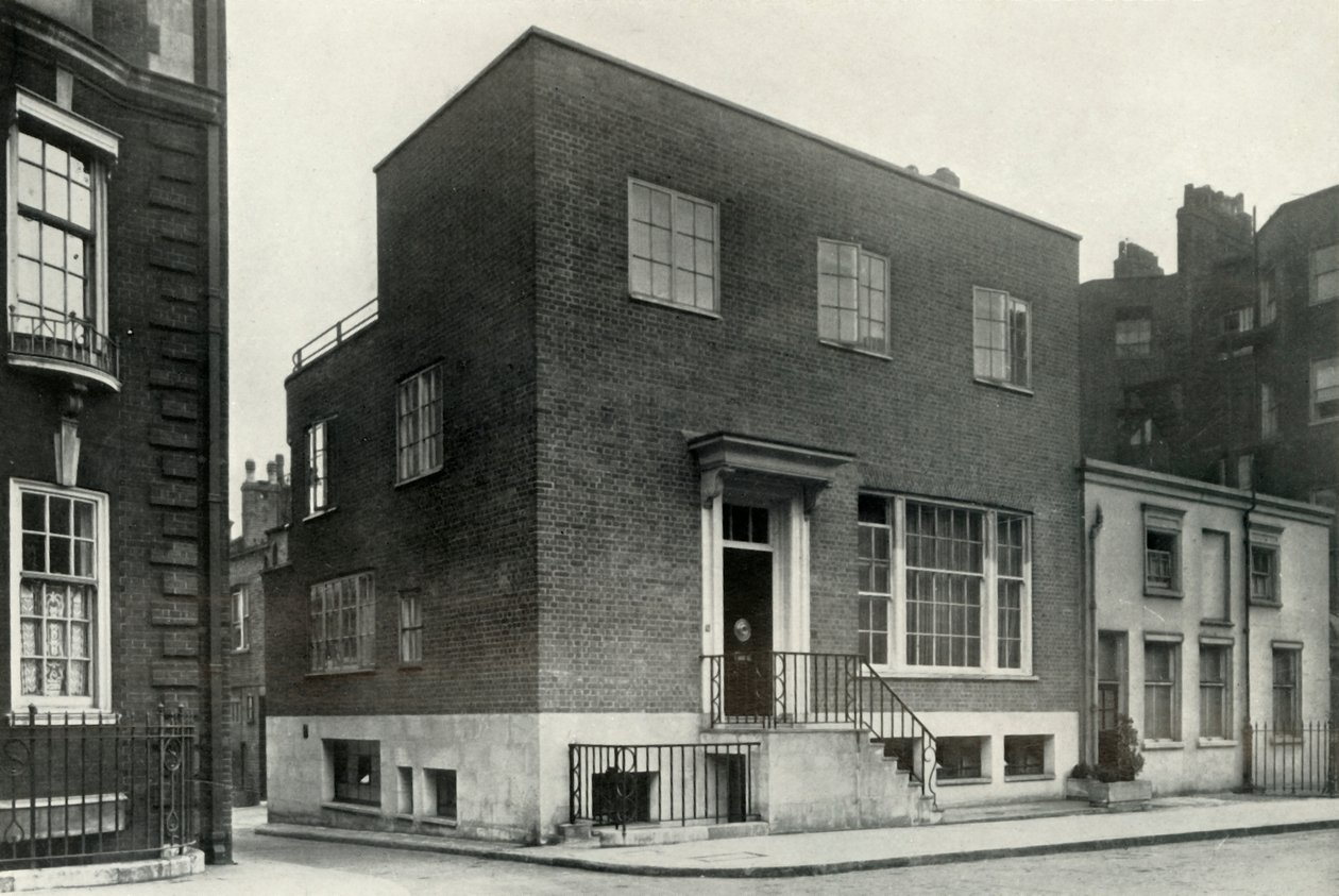 Hus på Weymouth Street, London, 1937 av Unbekannt