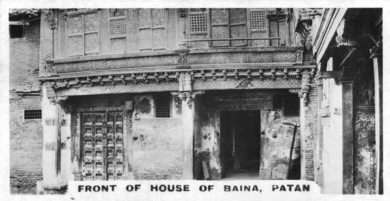 House of Baina, Patan, Indien, c1925 av Unbekannt