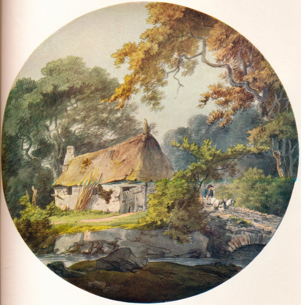 Hovel nära Yealmpton, Devon, 1921 av Unbekannt