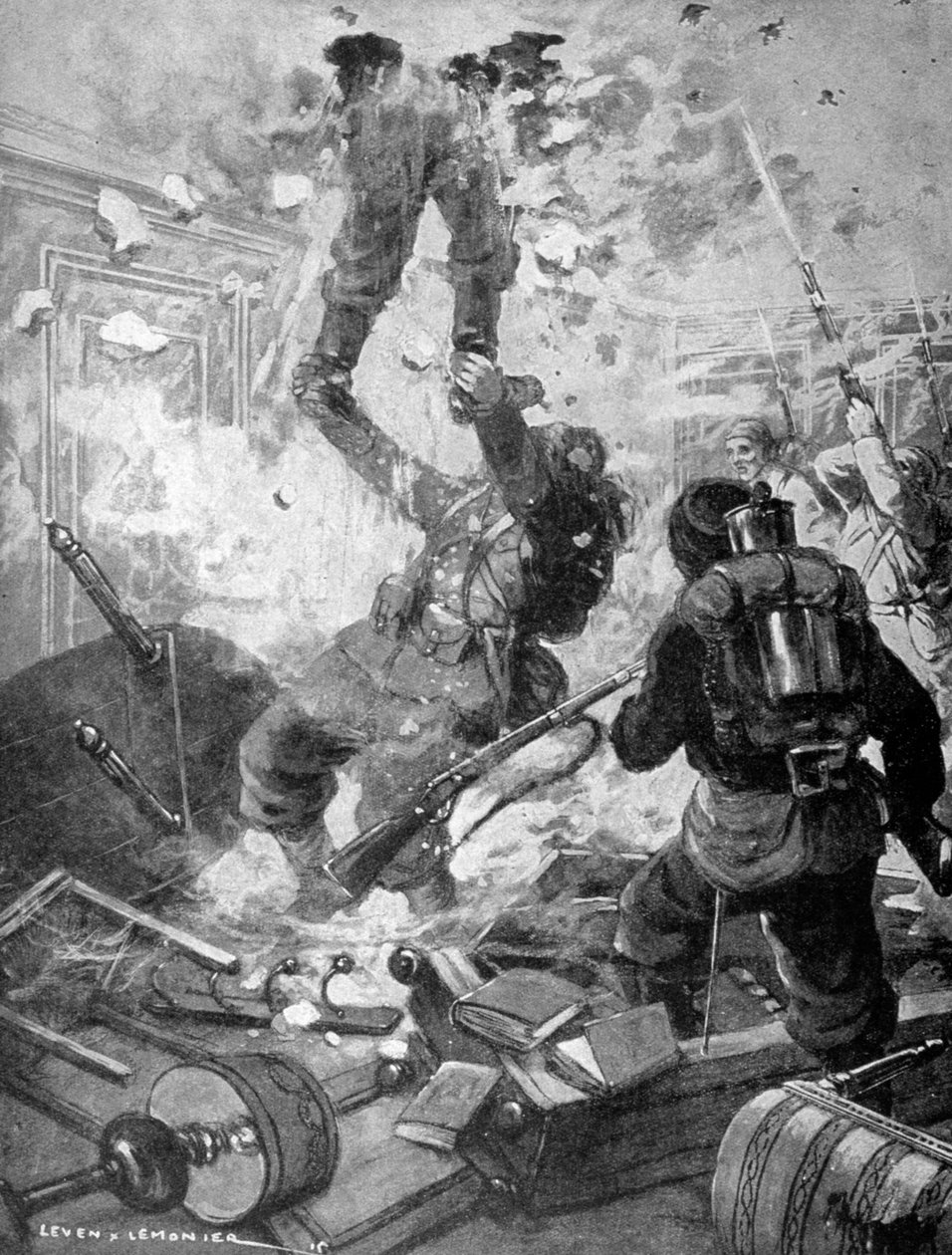 Hur slottet togs, första världskriget, Frankrike, 1915 av Unbekannt