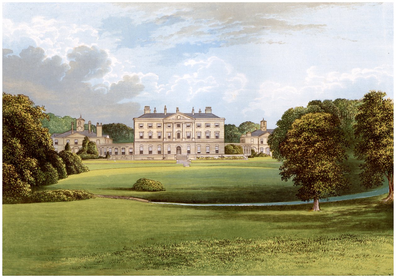 Howick Hall, Northumberland, hem för Earl Grey, c1880 av Unbekannt