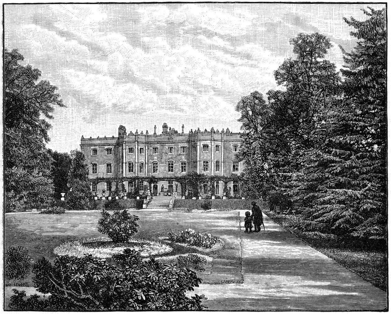 Hughenden Manor, Buckinghamshire, 1900 av Unbekannt