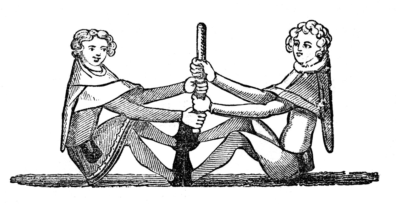 Människans kvintän-tävling, 1833 av Unbekannt