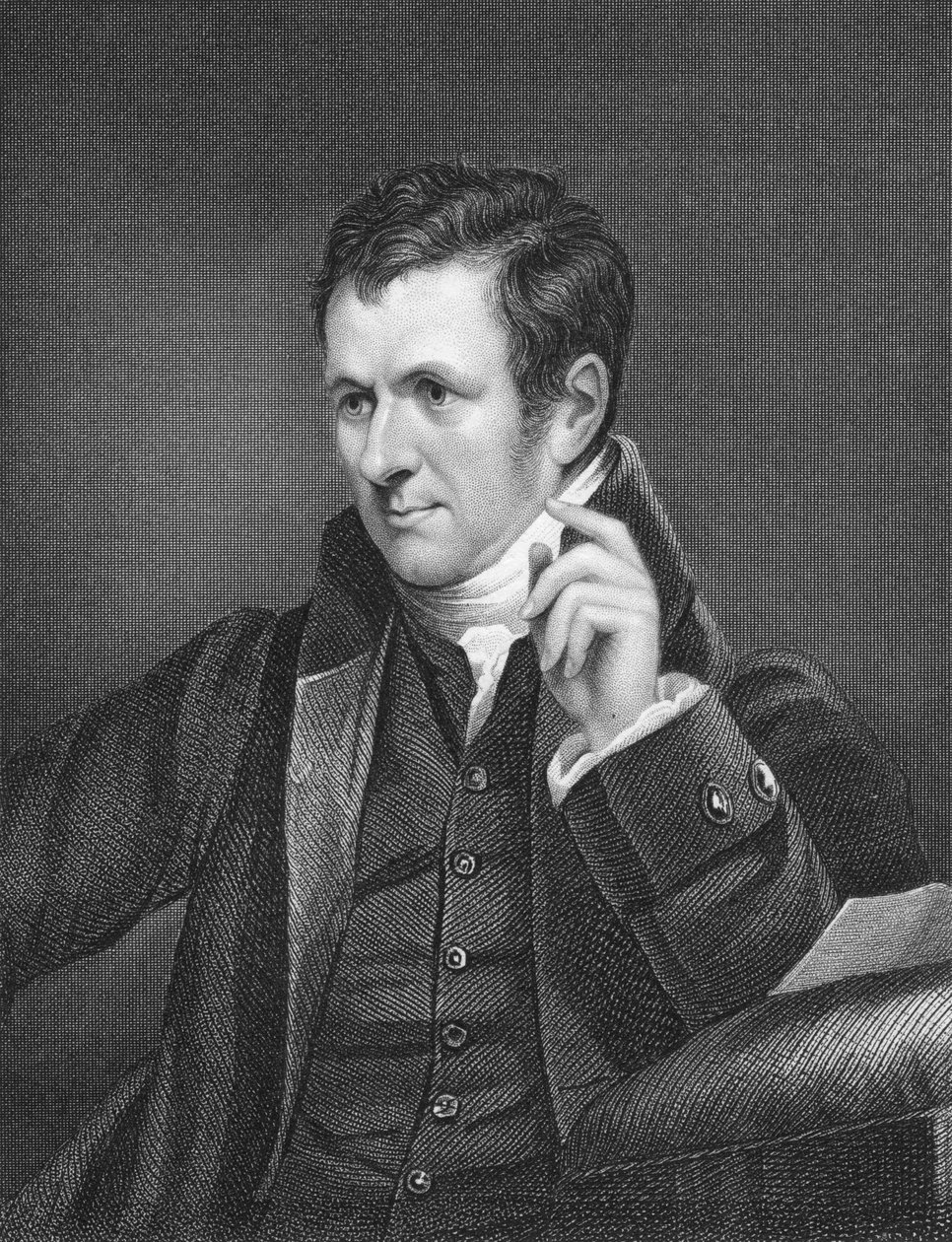 Humphry Davy, brittisk kemist, 1800-talet av Unbekannt