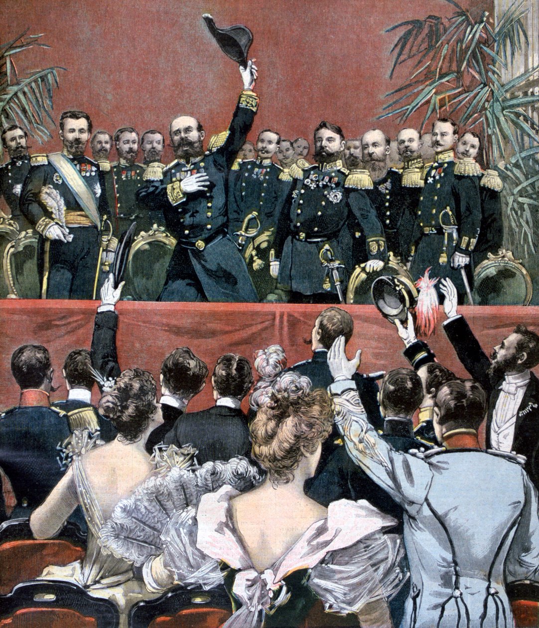 Hurra! För fransmännen!, 1893 av Unbekannt