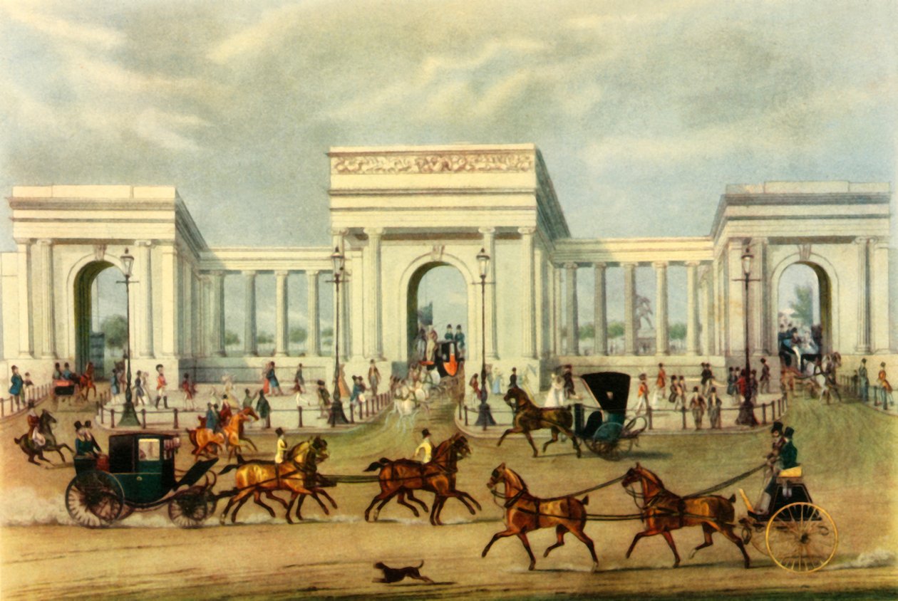 "Hyde Park Corner", 1800-talet, 1944. av Unbekannt