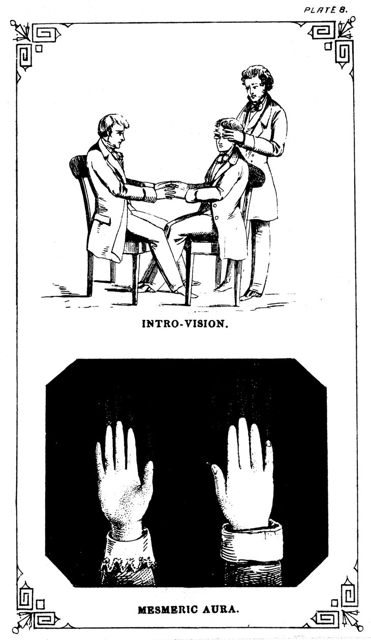 Hypnos: introvisionskraften att se in i en kropp, 1889 av Unbekannt