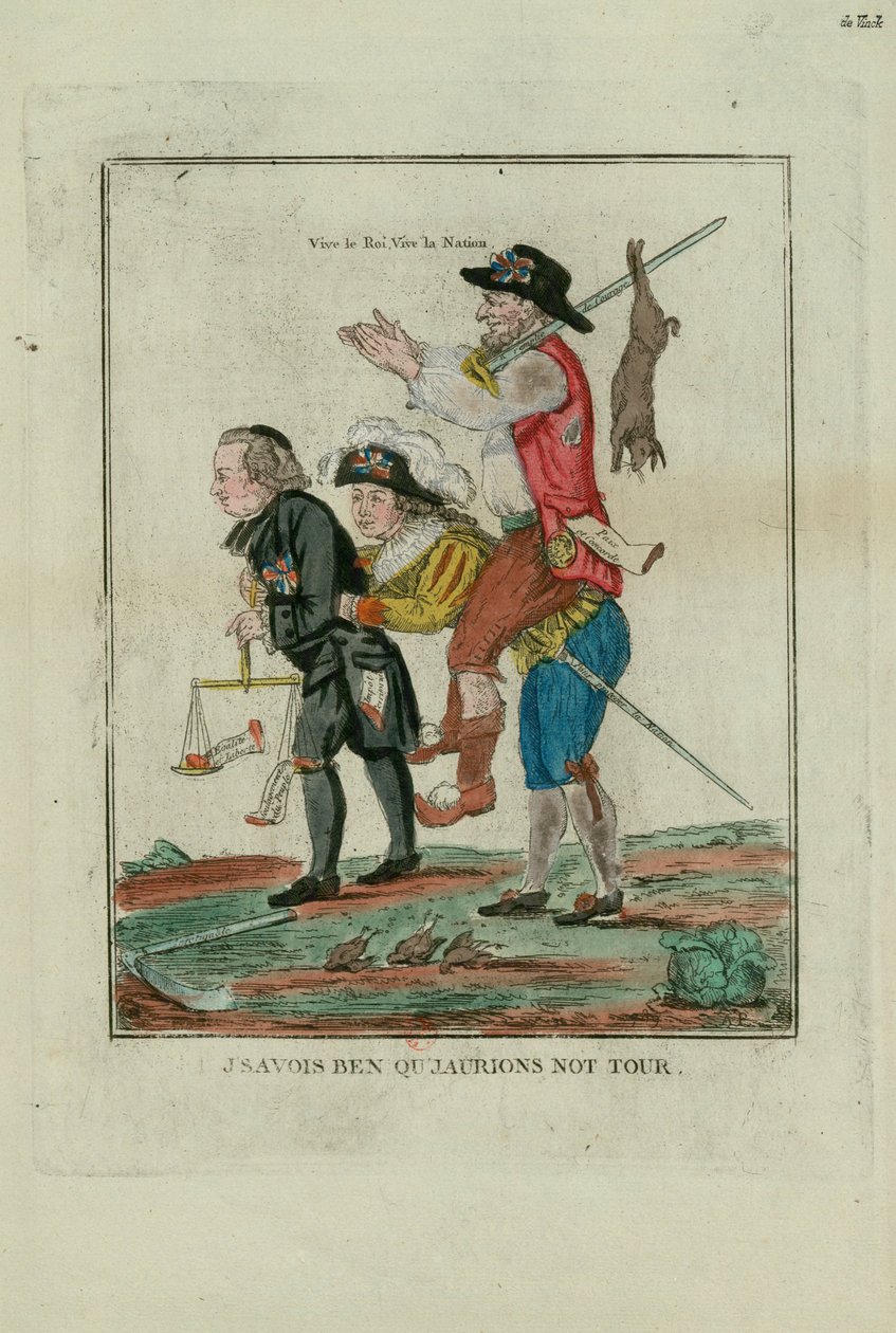 Jag var säker på att vi skulle ha vår tur, 1789. av Unbekannt