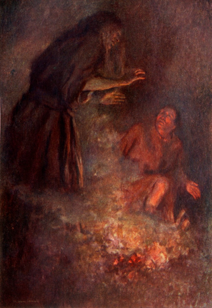 "Jag såg hur svart hennes ansikte var och jag ryste av fasa", 1917. av Unbekannt