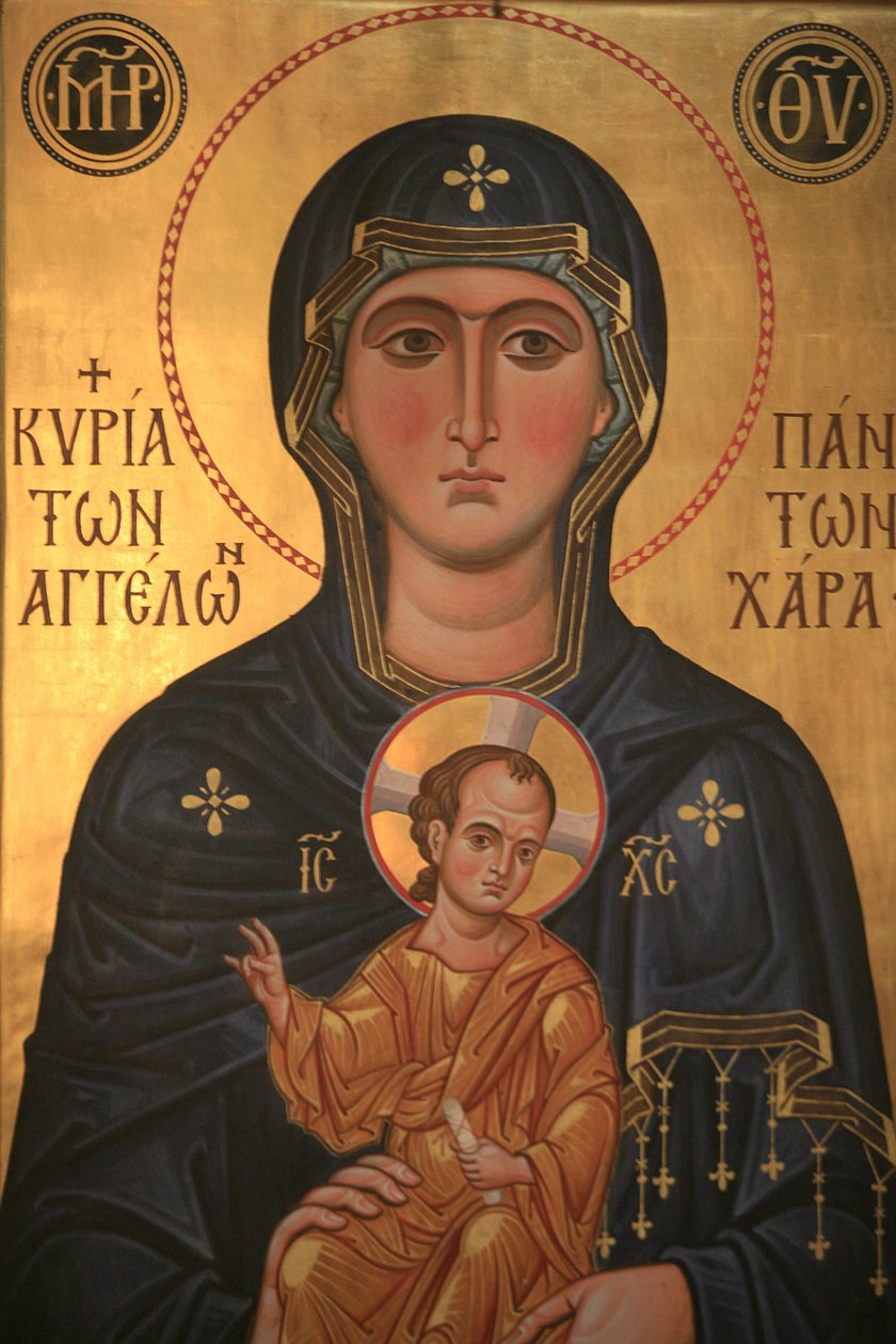 Ikon. Saint-Antoine-le-Grand ortodoxa kyrka Saint-Laurent-en-Royans Frankrike av Unbekannt