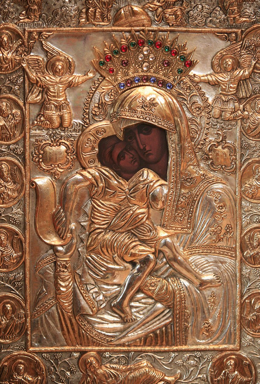 Ikon. Saint-Antoine-le-Grand ortodoxa kyrka Saint-Laurent-en-Royans Frankrike av Unbekannt