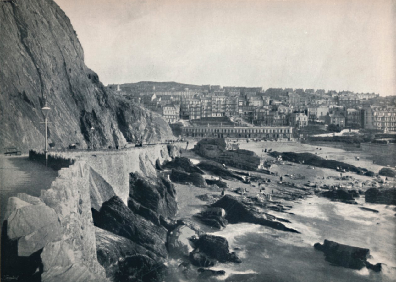 Ilfracombe - Allmän bild, visar Capstone Parade, 1895 av Unbekannt