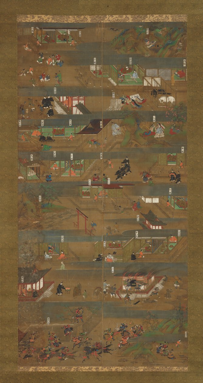 Illustrerad biografi om prins Shotoku Shotoku Taishi e-den, 1300-talet. av Unbekannt