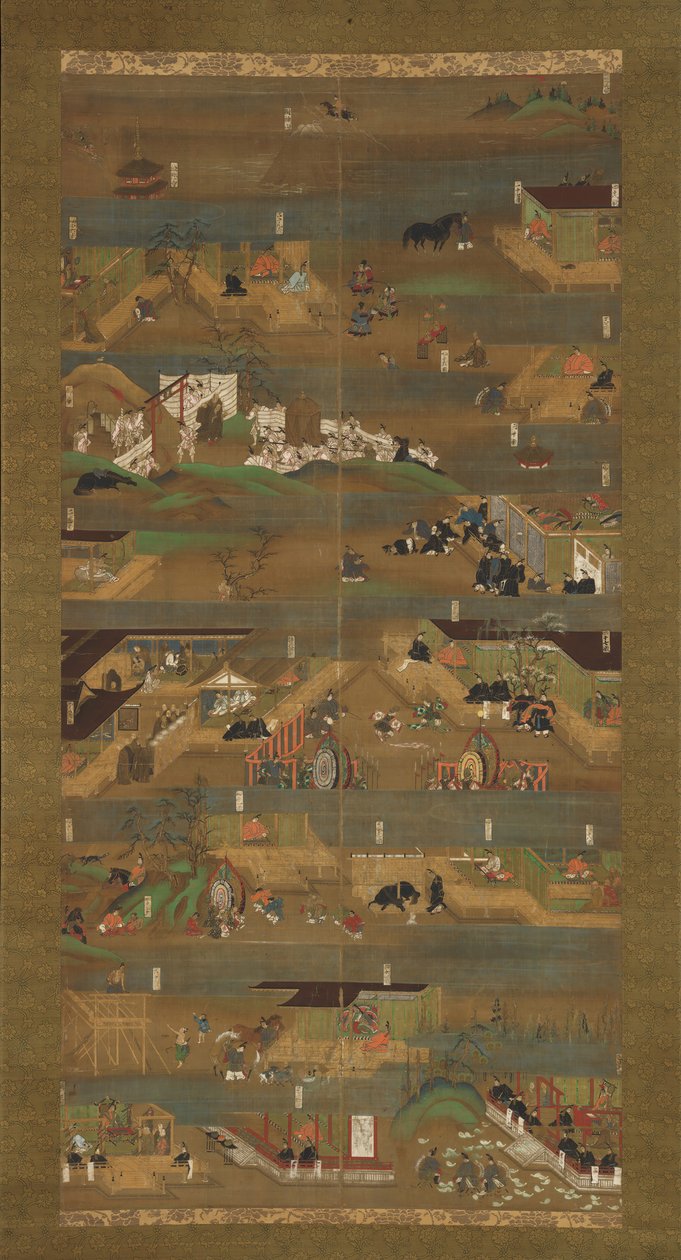 Illustrerad biografi om prins Shotoku Shotoku Taishi e-den, 1300-talet. av Unbekannt