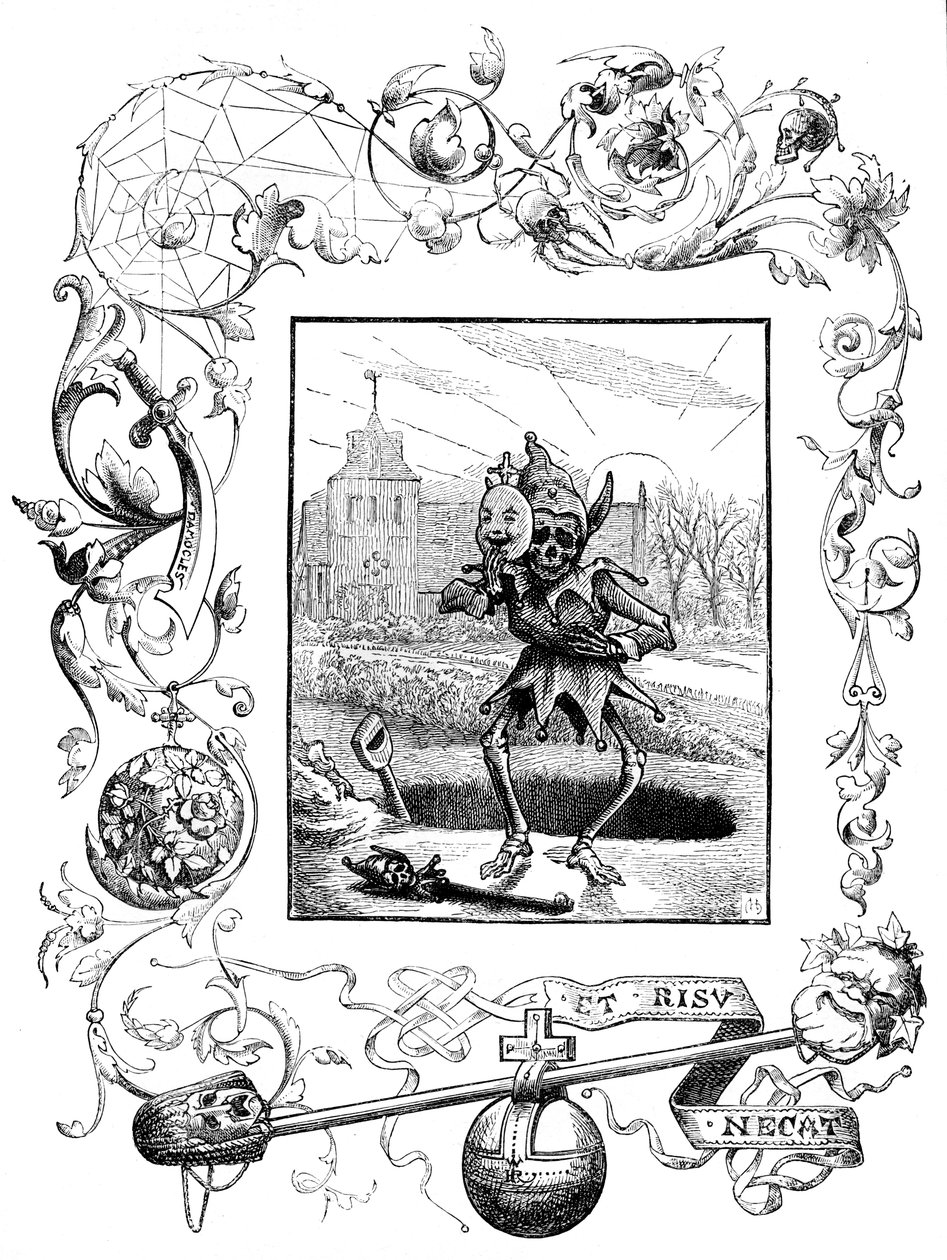 Illustration från Francis Quarles Emblems, 1895 av Unbekannt