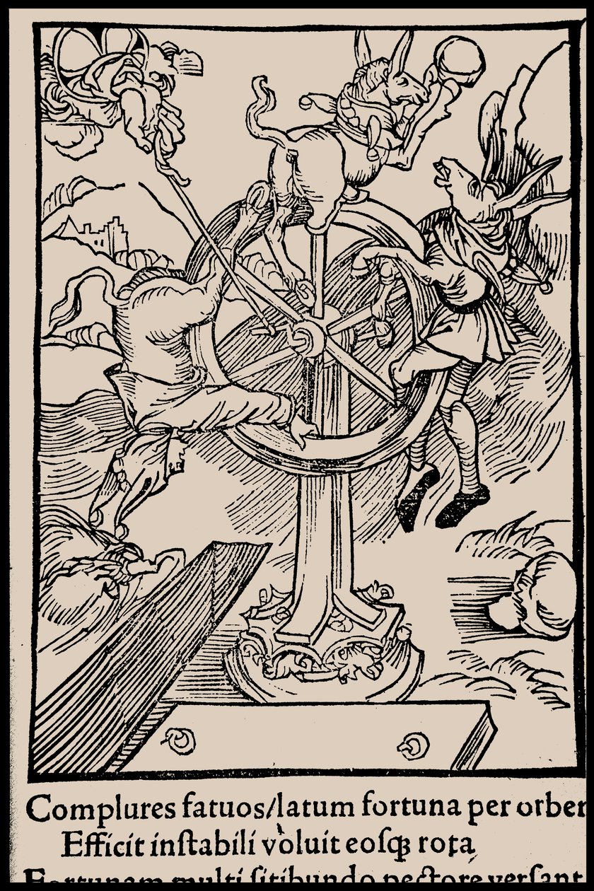 Illustration till boken Ship of Fools av Sebastian Brant, 1497. av Unbekannt