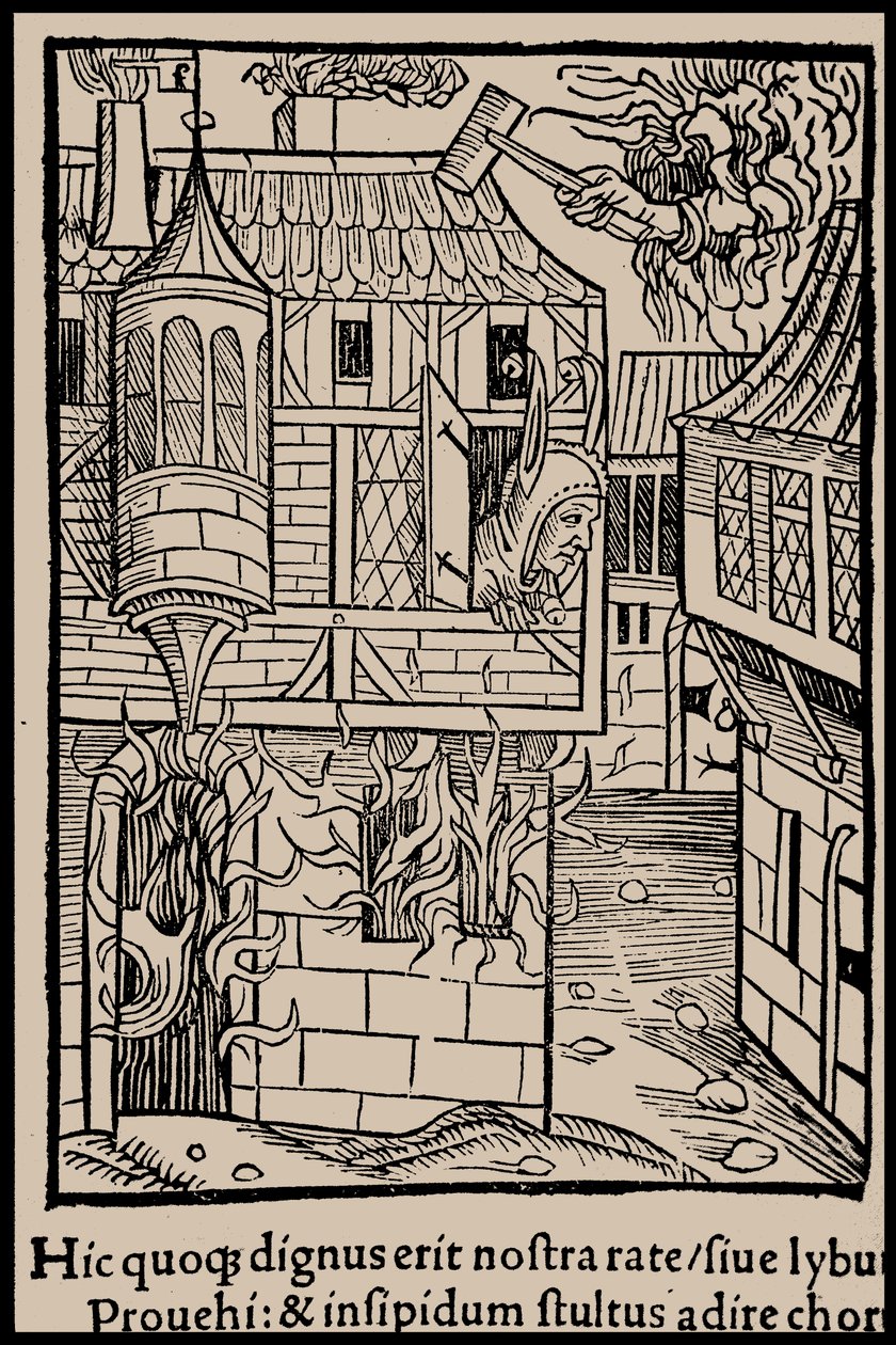Illustration till boken Ship of Fools av Sebastian Brant, 1497. av Unbekannt