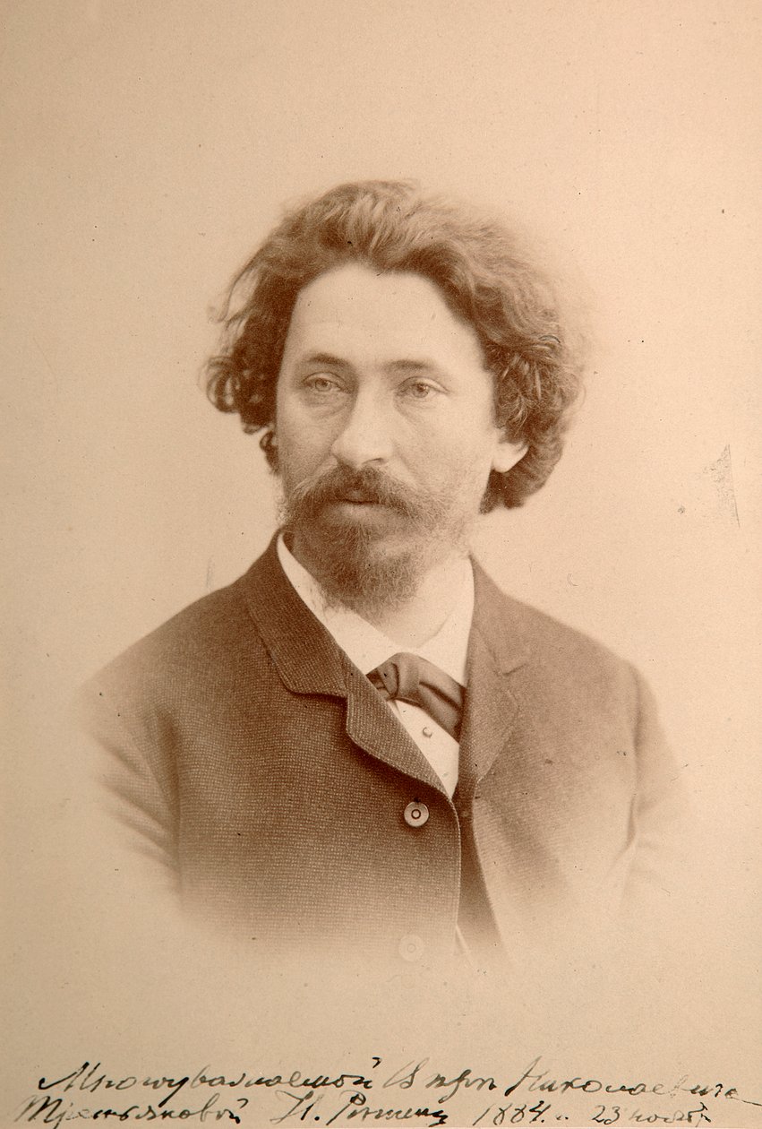 Ilya Repin, rysk konstnär, 1884 av Unbekannt