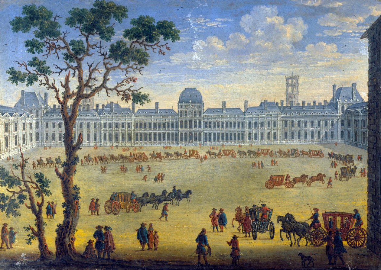 Imaginary View of the Tuileries, 1600-talet av Unbekannt