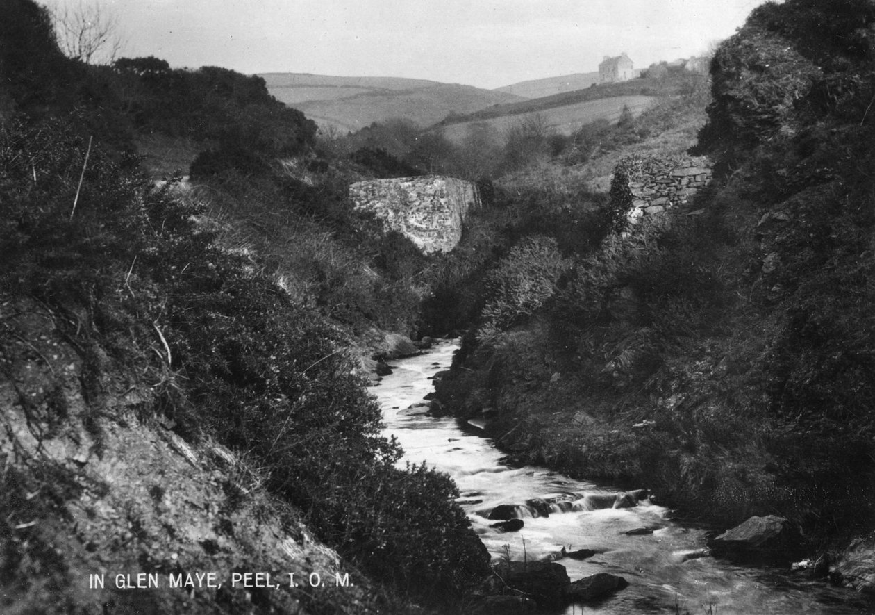 I Glen Maye, Peel, Isle of Man, 1900-talet av Unbekannt