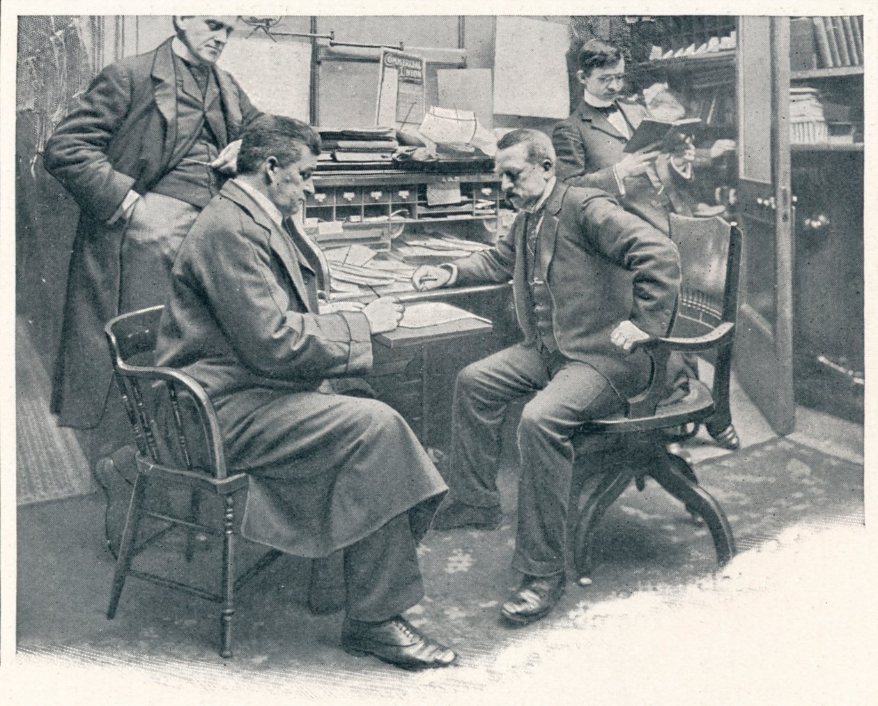 På ställföreträdande generalkonsuls kontor vid det amerikanska konsulatet, London, c1903 1903 av Unbekannt