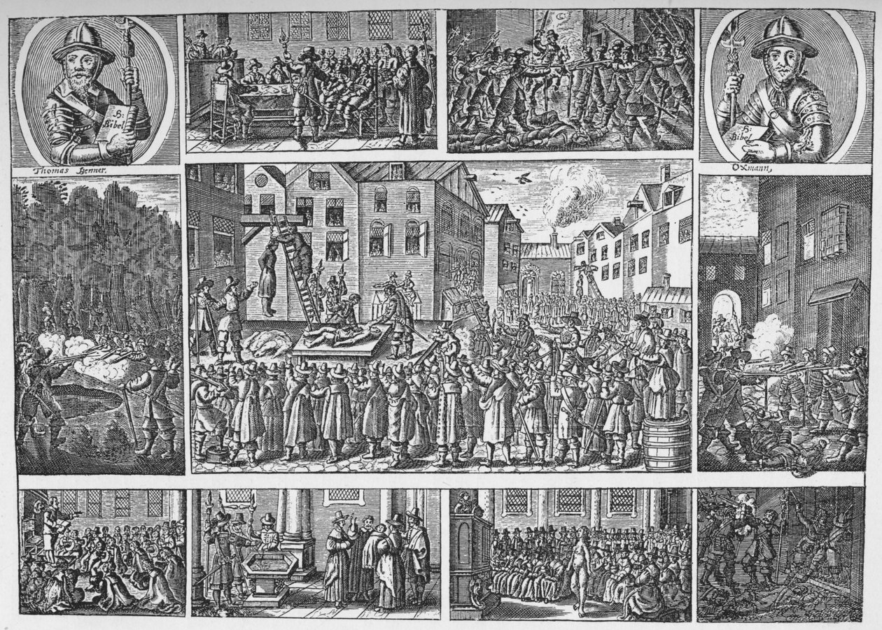 Incidenter i Venners Rising och avrättningen av rebellledarna, 1661 1903 av Unbekannt
