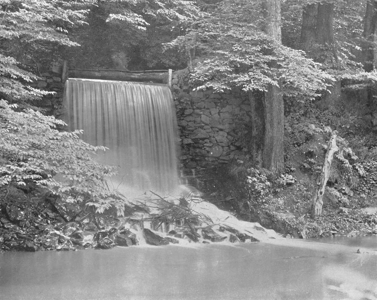 Independence Falls, på Darby Creek, nära Philadelphia, USA, c1900. av Unbekannt