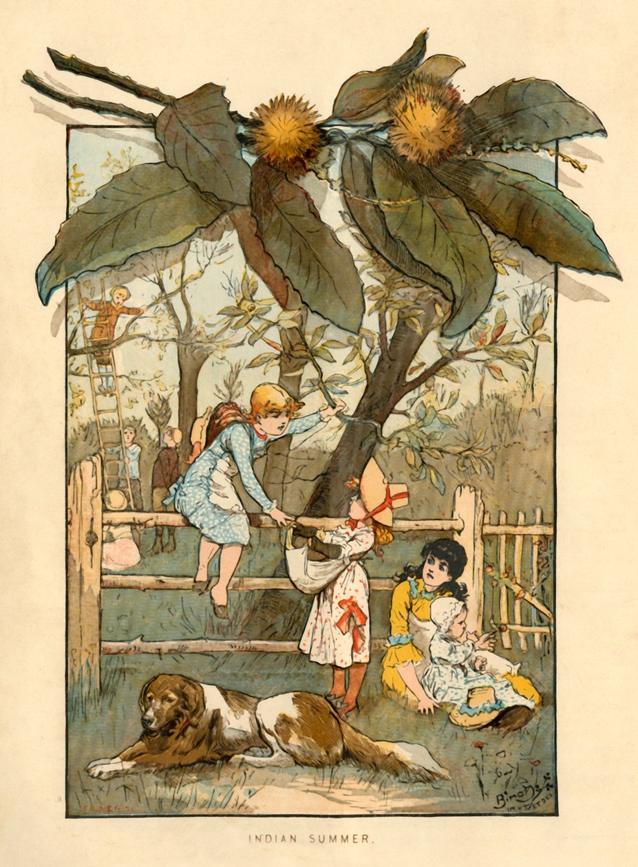 Indiska sommaren, 1883. av Unbekannt